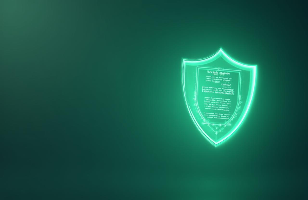 透明性と信頼を象徴するデジタル契約のイメージ